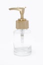 Pump bottle isolated on a white background