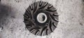 pump impeller, pump fan leaf, pump material, new pump spare parts Royalty Free Stock Photo