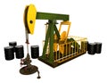 Pump Jack with Wellhead