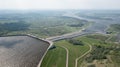 Pumped Storage Hydroelectricity Plant with huge Water Royalty Free Stock Photo