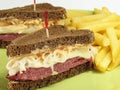 Pumpernickel Reuben Royalty Free Stock Photo