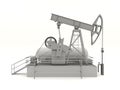 Pumpjack isolated