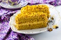 Pumpkin cake Royalty Free Stock Photo