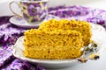 Pumpkin cake Royalty Free Stock Photo