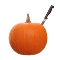 Pumpkin Carving Royalty Free Stock Photo