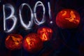Pumpkin Carvings and Light Painting