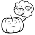 Pumpkin characters drawing.