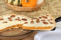 Pumpkin Cheesecake Pie Royalty Free Stock Photo