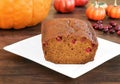 Pumpkin cranberry bread