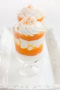 Pumpkin and cream cheese dessert Royalty Free Stock Photo