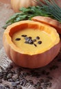 Pumpkin cream soup