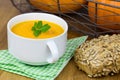 Pumpkin cream soup