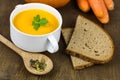 Pumpkin cream soup