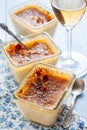 Pumpkin creme brulee Royalty Free Stock Photo