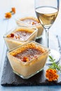 Pumpkin creme brulee Royalty Free Stock Photo