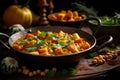 Pumpkin Curry with Chickpeas and Zucchini