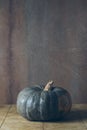 Pumpkin on dark background