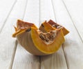 Pumpkin, Detox, Diet, Pumpkin Meal, Pieces, Ripe Pumpkin, Wooden