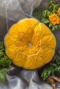 Pumpkin food carving