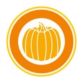 pumpkin fresh harvest sticker