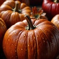 Pumpkin fresh raw organic vegetable