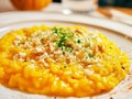 Pumpkin and Gorgonzola risotto