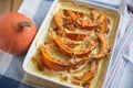 Pumpkin Gratin with cheese