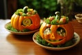 Pumpkin ground veggies. Generate Ai Royalty Free Stock Photo