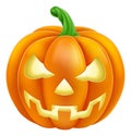 Pumpkin Halloween Jack O Lantern Cartoon Royalty Free Stock Photo