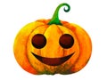Pumpkin halloween watercolor painting illustration design white isolated clipping path