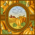 Pumpkin harvest Royalty Free Stock Photo