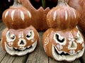 Pumpkin Heads with Pumpkin Hats