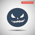 Pumpkin. Helloween. Vector isolated.