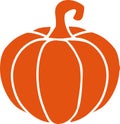 Pumpkin icon orange