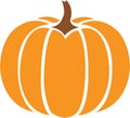 Pumpkin jpg with svg vector cut file for cricut and silhouette
