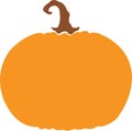 Pumpkin jpg with svg vector cut file for cricut and silhouette