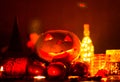 Pumpkin lantern for Halloween, Jack-lantern, night lamp for the holiday, candles, candlesticks, decorations and lights