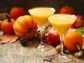 Pumpkin martini cocktail for Halloween parties Royalty Free Stock Photo