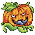 Pumpkin monster. Vector illustration decorative design