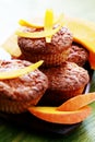 Pumpkin muffins Royalty Free Stock Photo