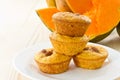 Pumpkin muffins Royalty Free Stock Photo