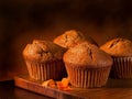 Pumpkin muffins Royalty Free Stock Photo