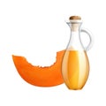 Pumpkin Oil Icon Royalty Free Stock Photo