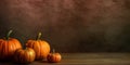 Pumpkin organic vegetable for cooking copy space blurred background