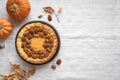 Pumpkin Pecan Pie Royalty Free Stock Photo