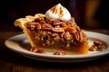 Pumpkin Pecan Pie - United States (Generative AI) Royalty Free Stock Photo