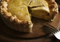 Pumpkin pie food photography recipe idea