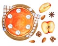 Pumpkin pie. Thanksgiving and autumn holidays
