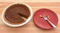 Pumpkin pie for Thanksgiving Royalty Free Stock Photo