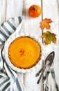 Pumpkin pie Royalty Free Stock Photo